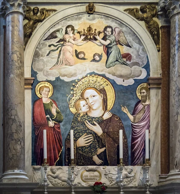 Madonna del Pilastro (Stefano da Ferrara sec XIV)