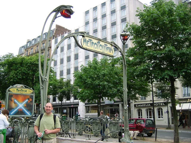 Paris Métro entrances by Hector Guimard