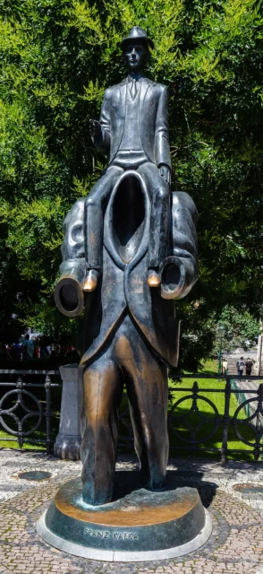 Statue of Franz Kafka
