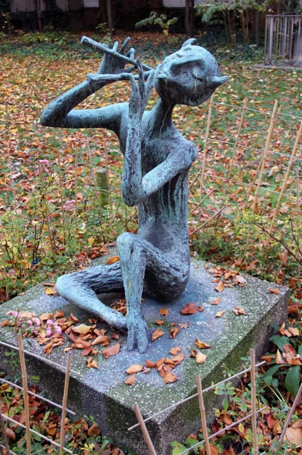Pan mit Doppelflöte